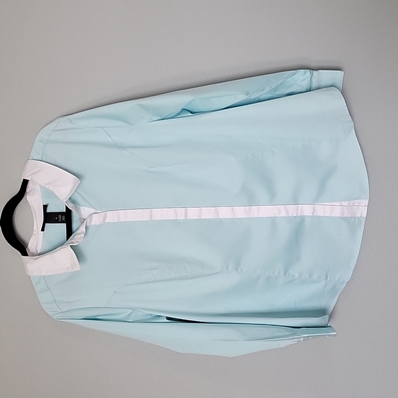 Lane Bryant Sweet Twee Pastel NWT size 24 button down long sleeve blouse - Picture 1 of 6